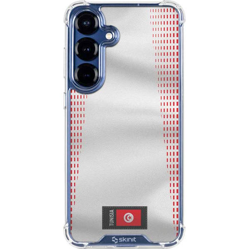 Tunisia Soccer Flag Galaxy S25 Plus Clear Case